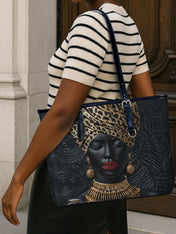 Golden Majesty Leather Bucket Bag QR0XD732