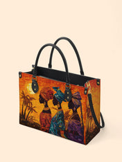 Golden Sisters Premium Leather Handbag QR0TD089