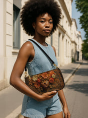 Afro Flora Classic Zip Pochette QR0TV041