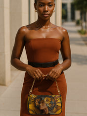 Golden Sunflower Classic Zip Pochette QR0TD380