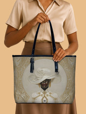 Heavenly Ivory Leather Bucket Bag QR0XD769