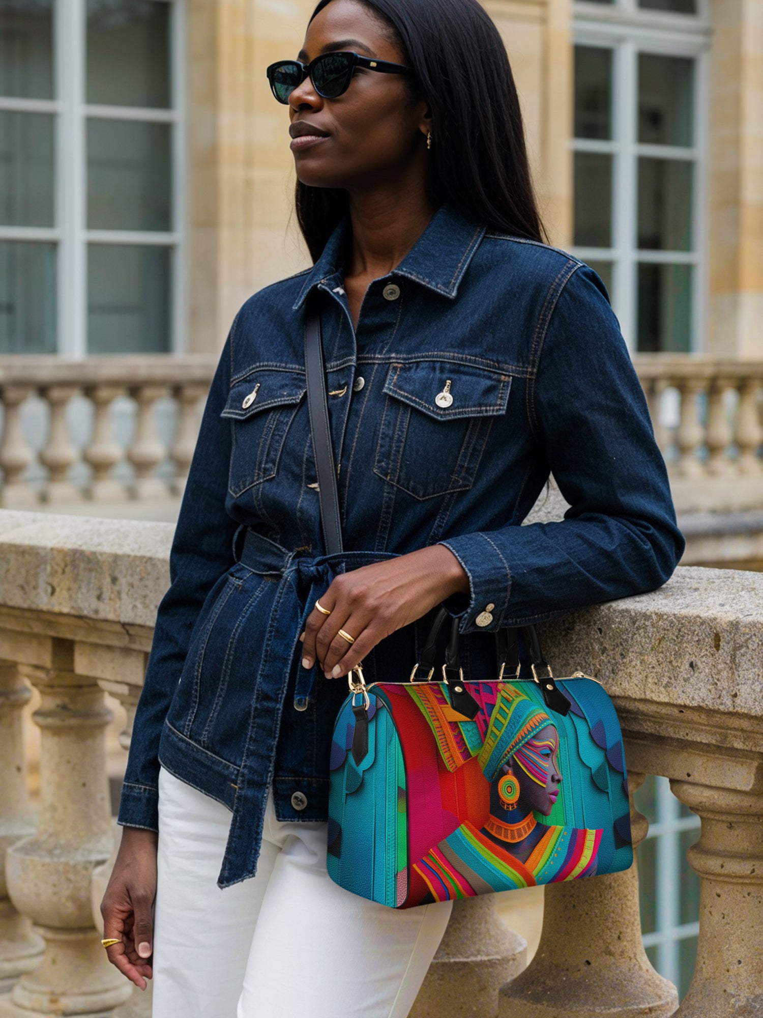 Wrapped Legacy Leather Boston Bag QR0TD242