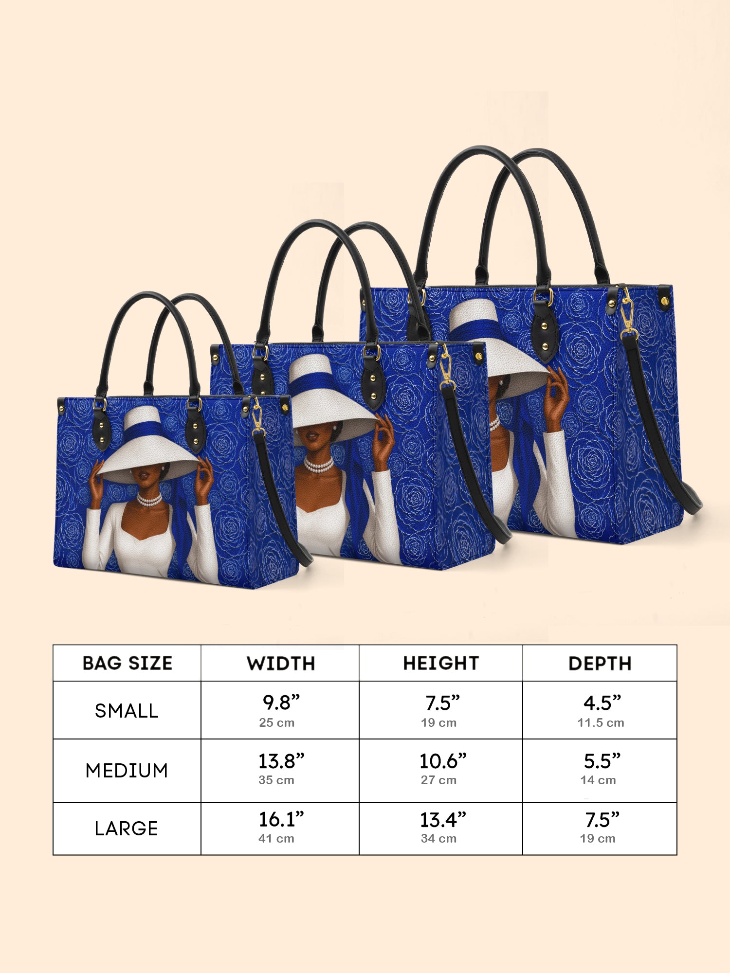 Royal Bloom Premium Leather Handbag QR0TV281