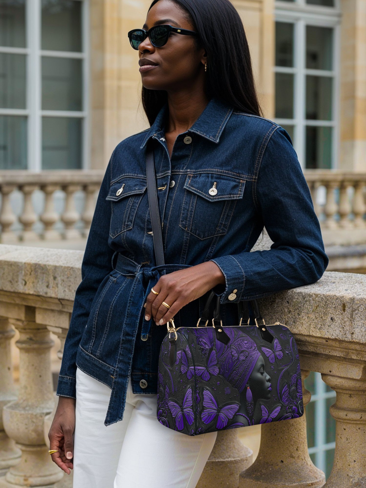 Majesty Known Leather Boston Bag QR0XD257