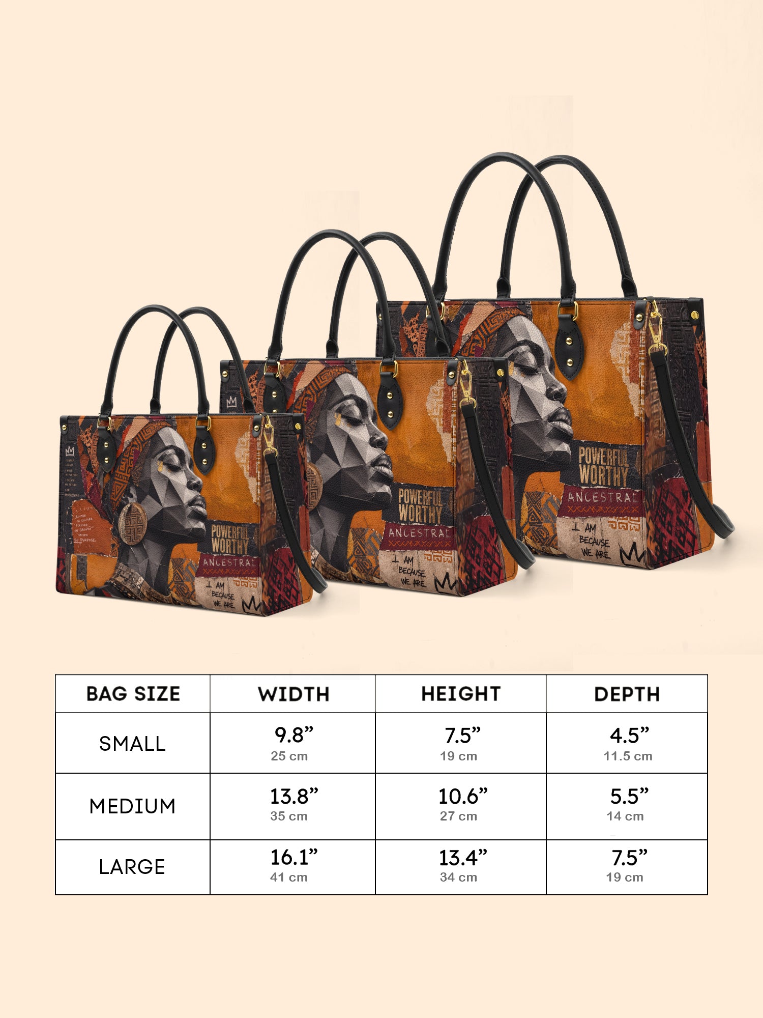 Unstoppable Soul Premium Leather Handbag QR0HH211
