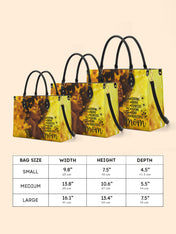 She Is Mom Premium Leather Handbag QR0TD650
