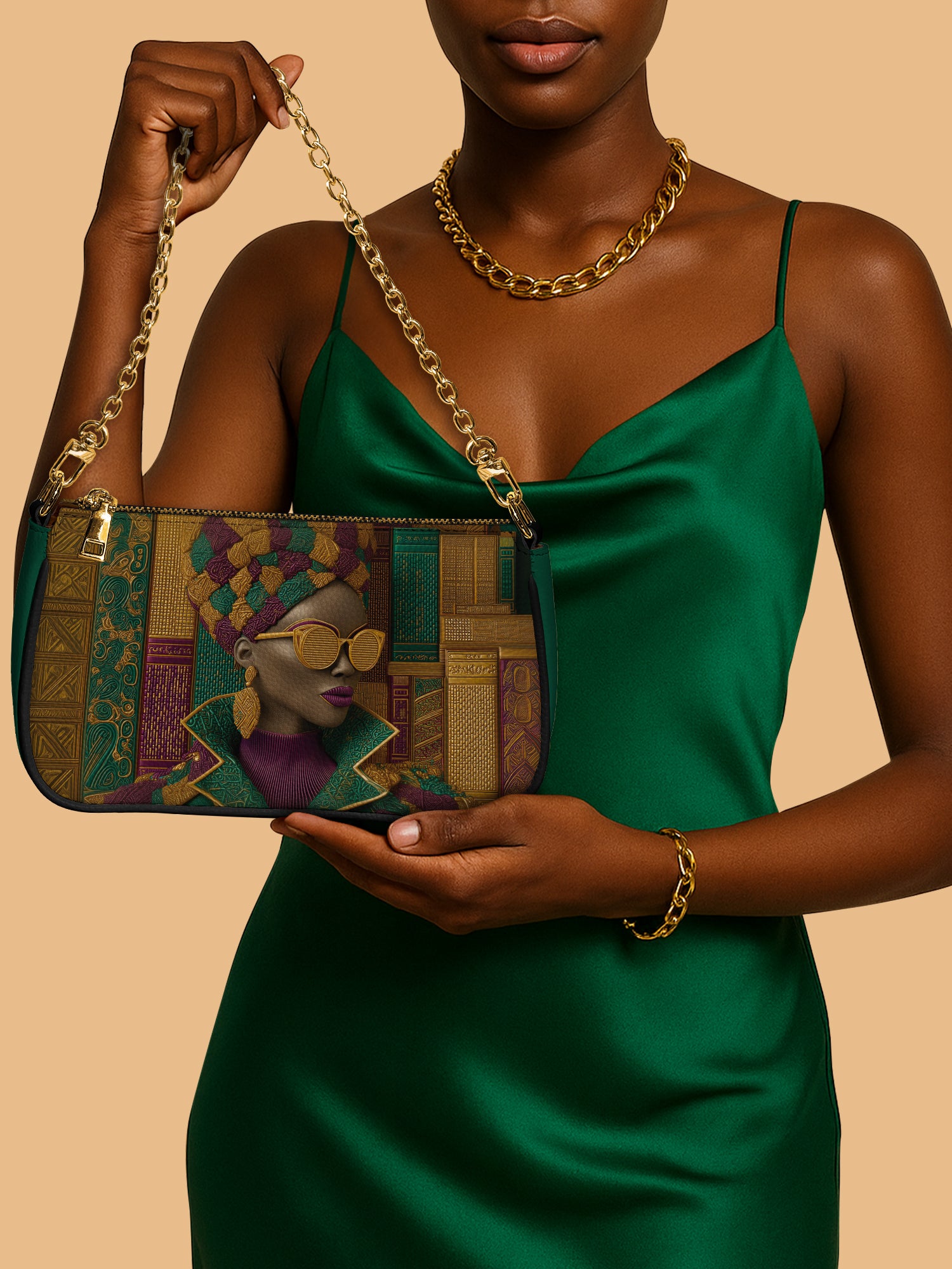Emerald Authority Classic Zip Pochette QR0XD441