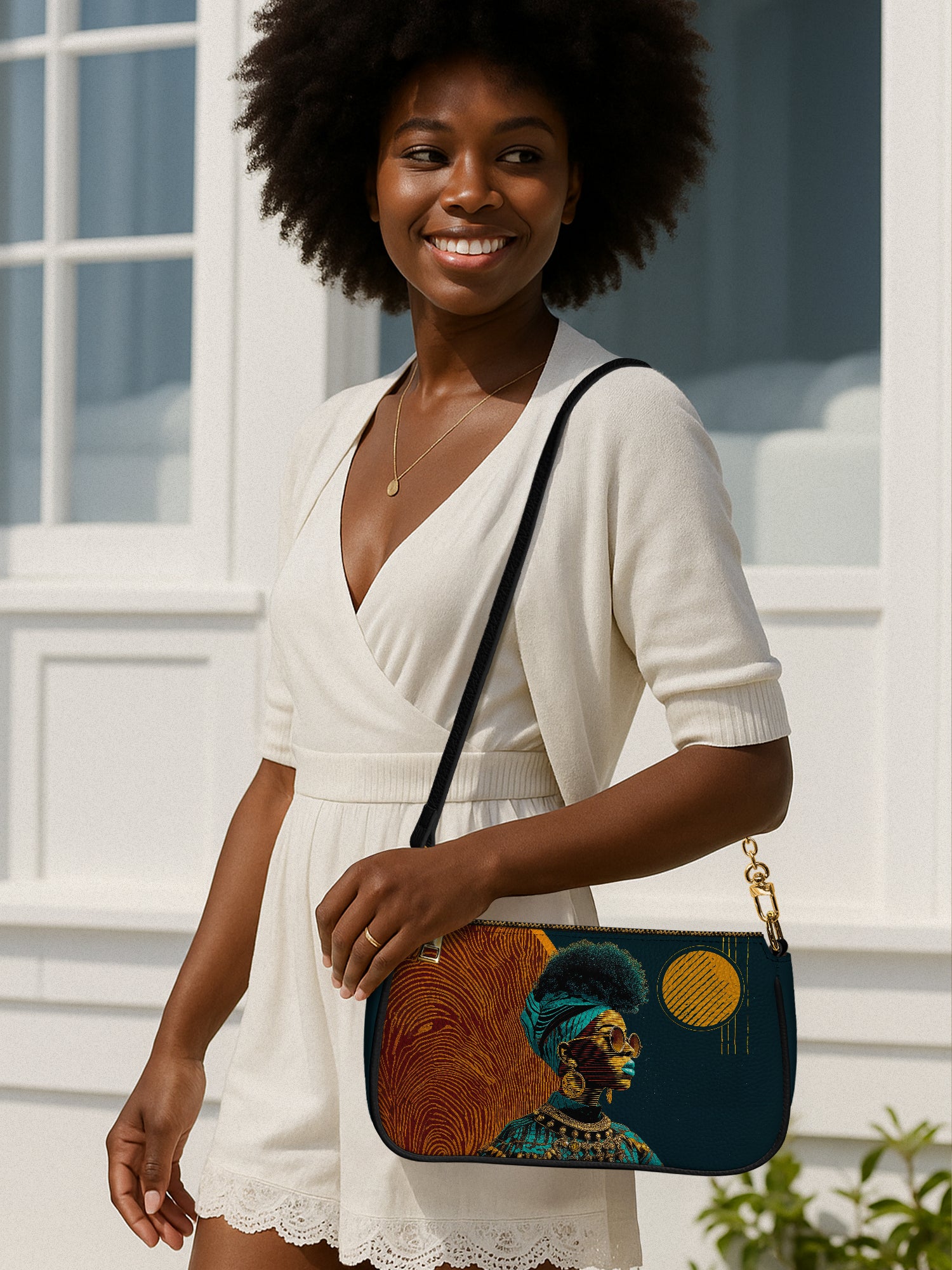 Unapologetically Black Classic Zip Pochette QR0XD130