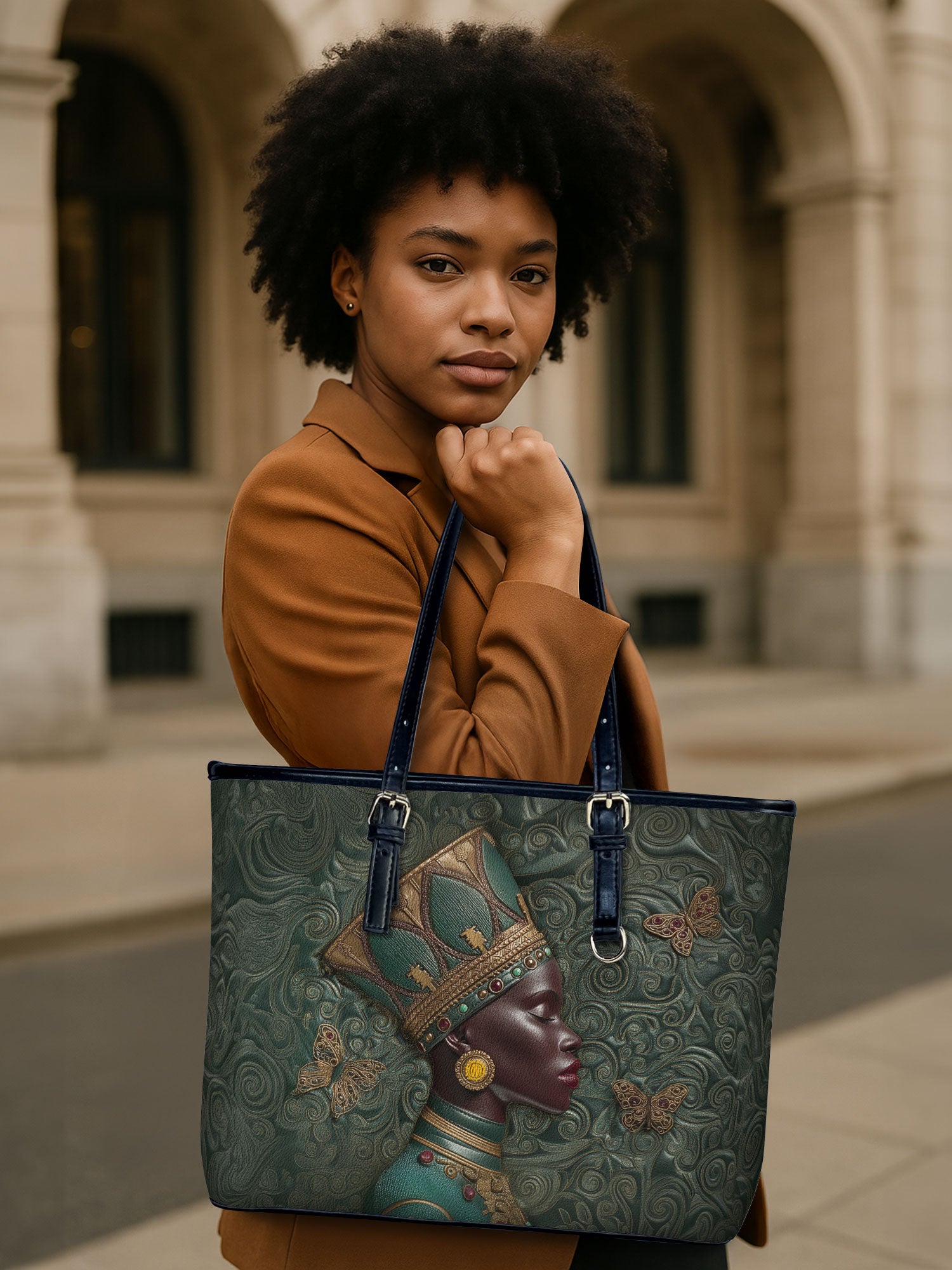 Aureate Jubilee Leather Bucket Bag QR0XD770