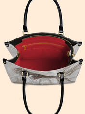 Ebony Dust Premium Leather Handbag QR0TD450