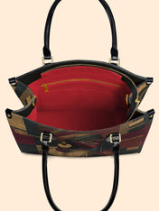 Crimson Majesty Premium Leather Handbag QR0XD759