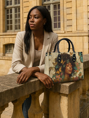 Floral Queen Premium Leather Handbag QR0HH108