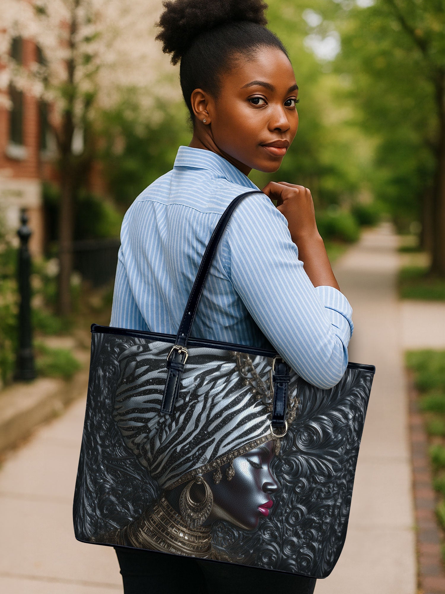 Afri Jewel Leather Bucket Bag QR0XD774