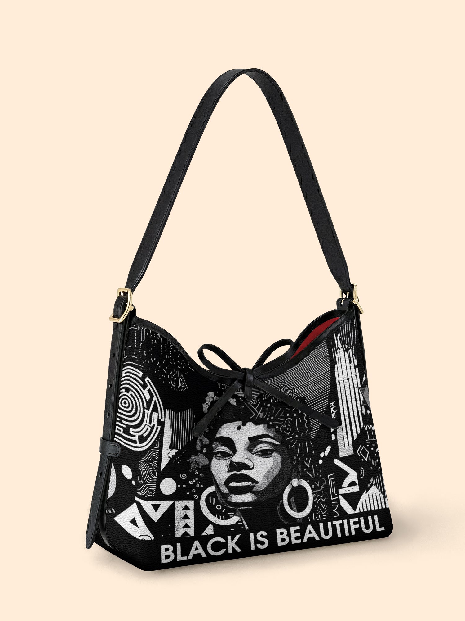 Black Beauty Bowline Hobo Bag QR0XD1026