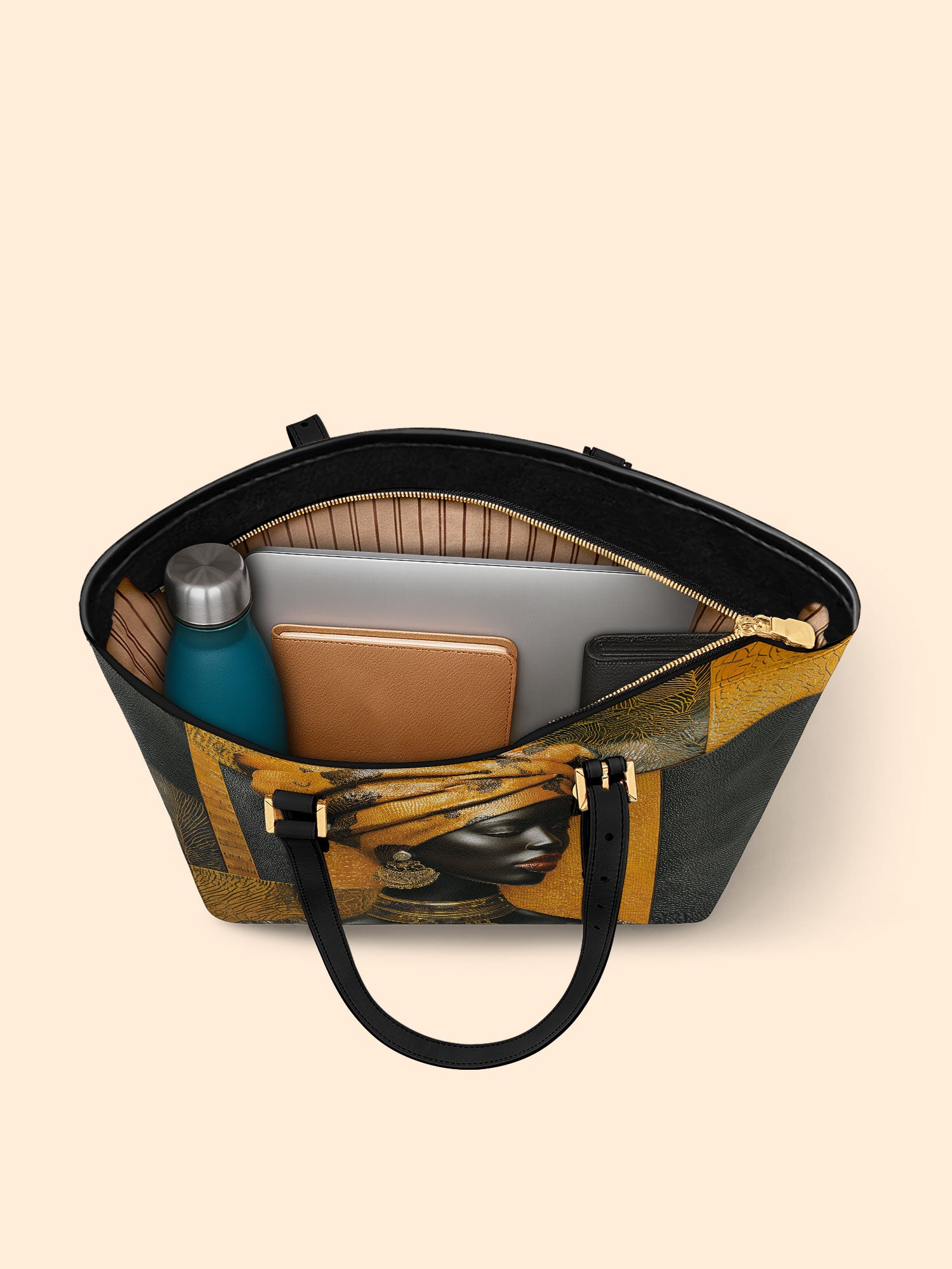 Arden Luxe Sleek Leather Tote QR0XD561