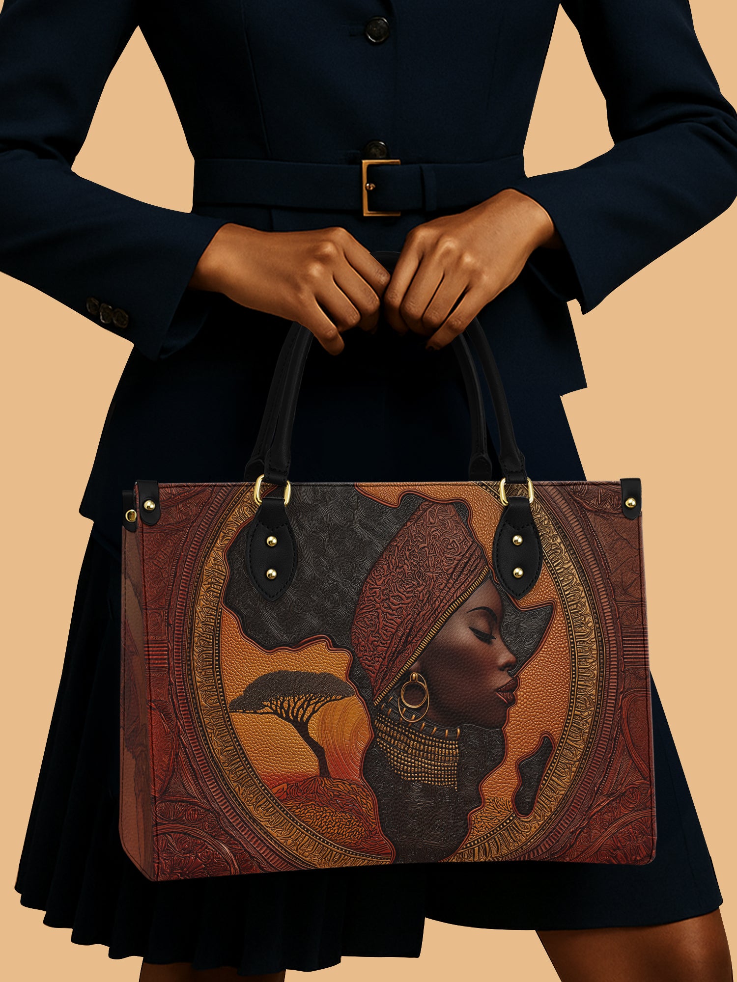 Africa Essence Premium Leather Handbag QR0TD168