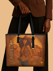 Western Queen Sleek Leather Tote