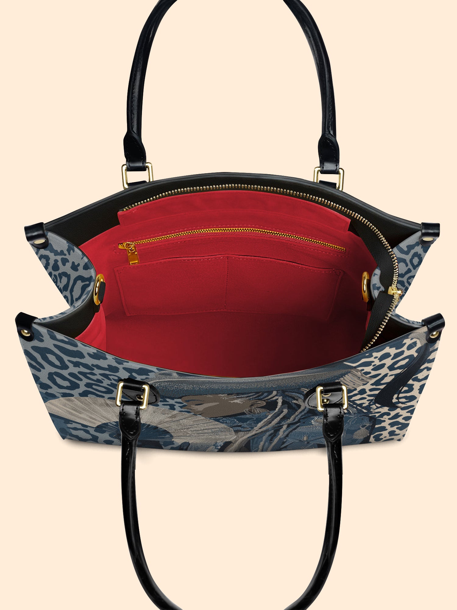 Black Canyon Queen Premium Leather Handbag QR0TD494