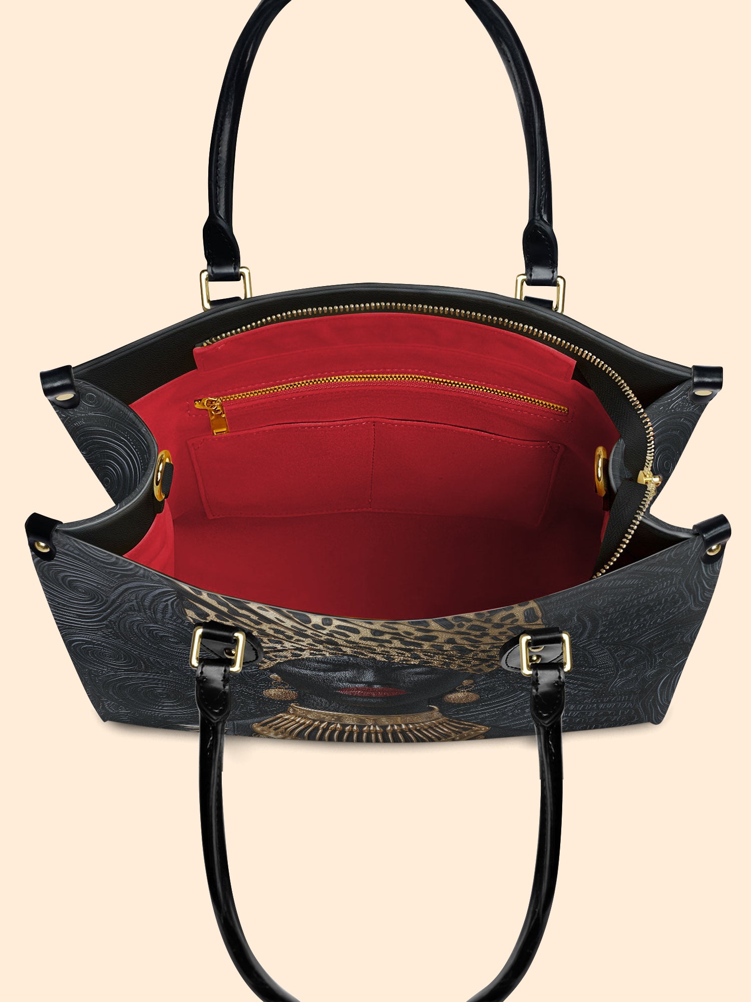 Golden Majesty Premium Leather Handbag QR0XD739