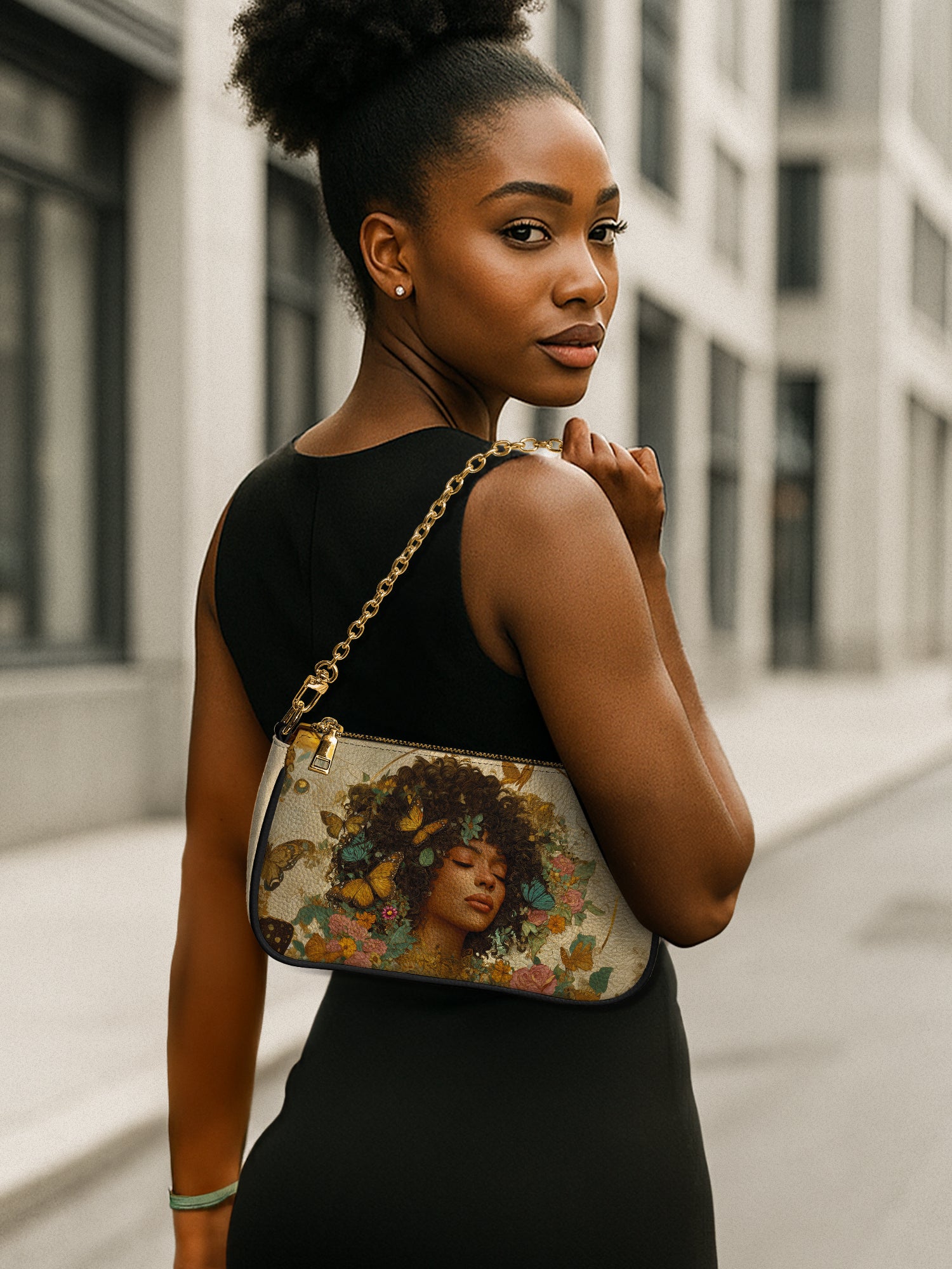 Floral Queen Classic Zip Pochette QR0HH113