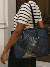 Artistry of Africa Leather Bucket Bag QR0XD777