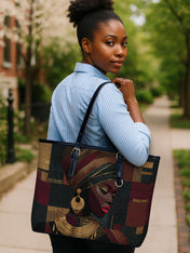 Crimson Majesty Leather Bucket Bag QR0XD778