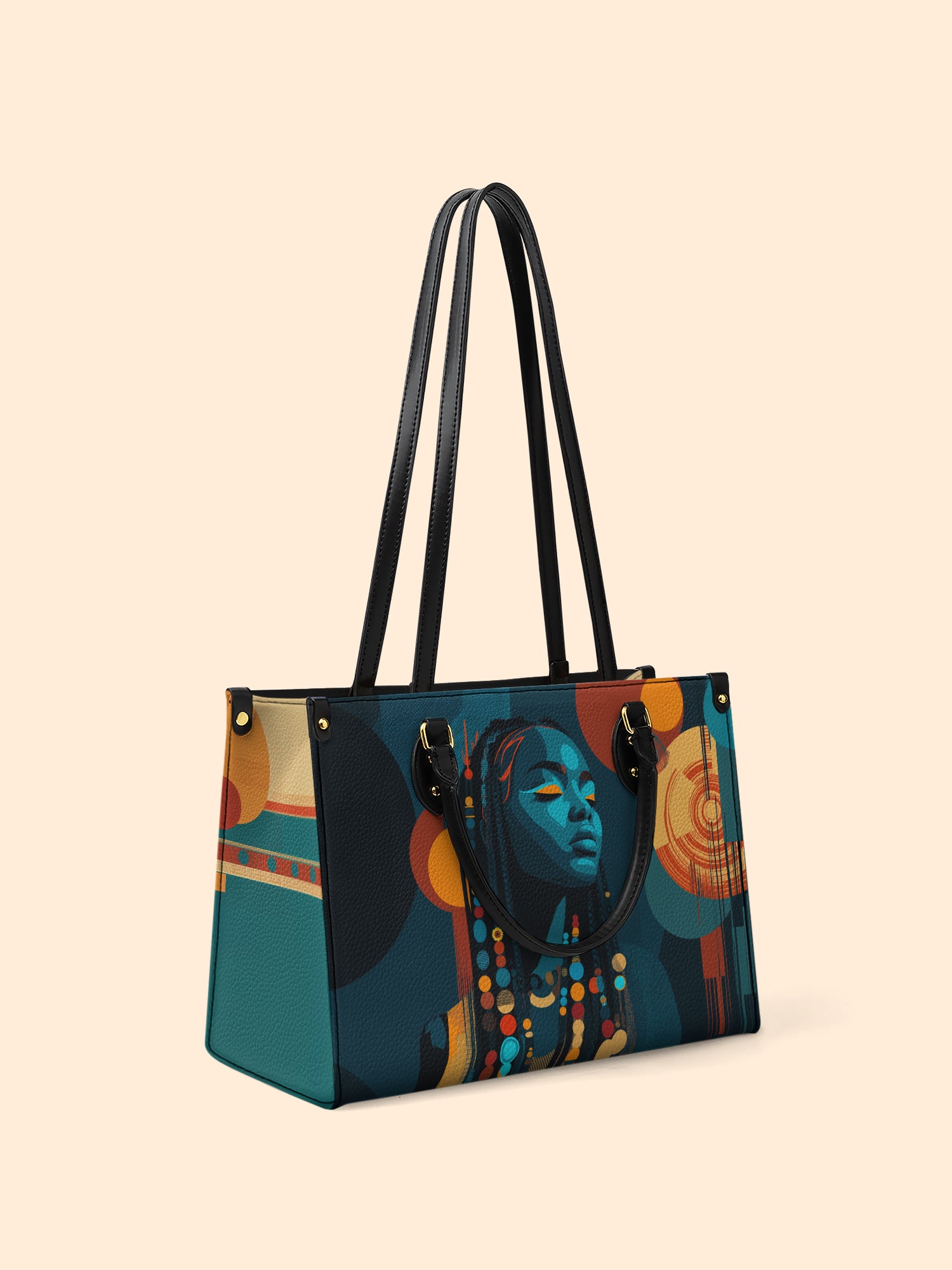 Echo Of Tribe Premium Leather Handbag QR0TV182