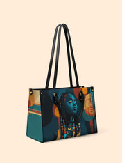 Echo Of Tribe Premium Leather Handbag QR0TV182