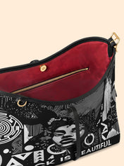 Black Beauty Bowline Hobo Bag QR0XD1026