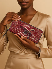 Anointed in Crimson Slimline Zippy Wallet QR0XD100