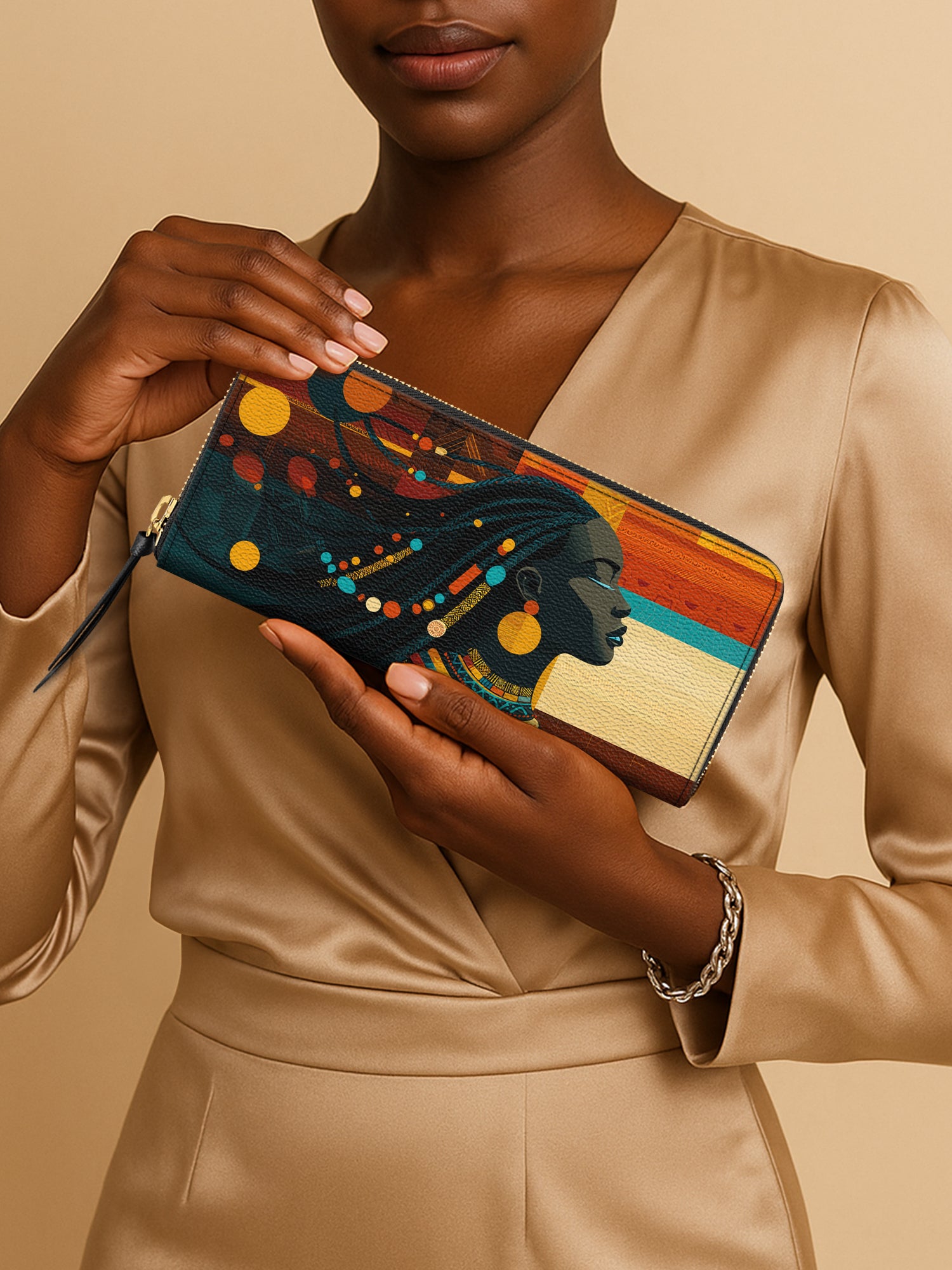 Ebony Horizon Slimline Zippy Wallet QR0TV181