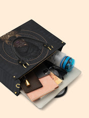 Midnight Halo Premium Leather Handbag QR0XD761