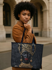 Golden Majesty Leather Bucket Bag QR0XD732