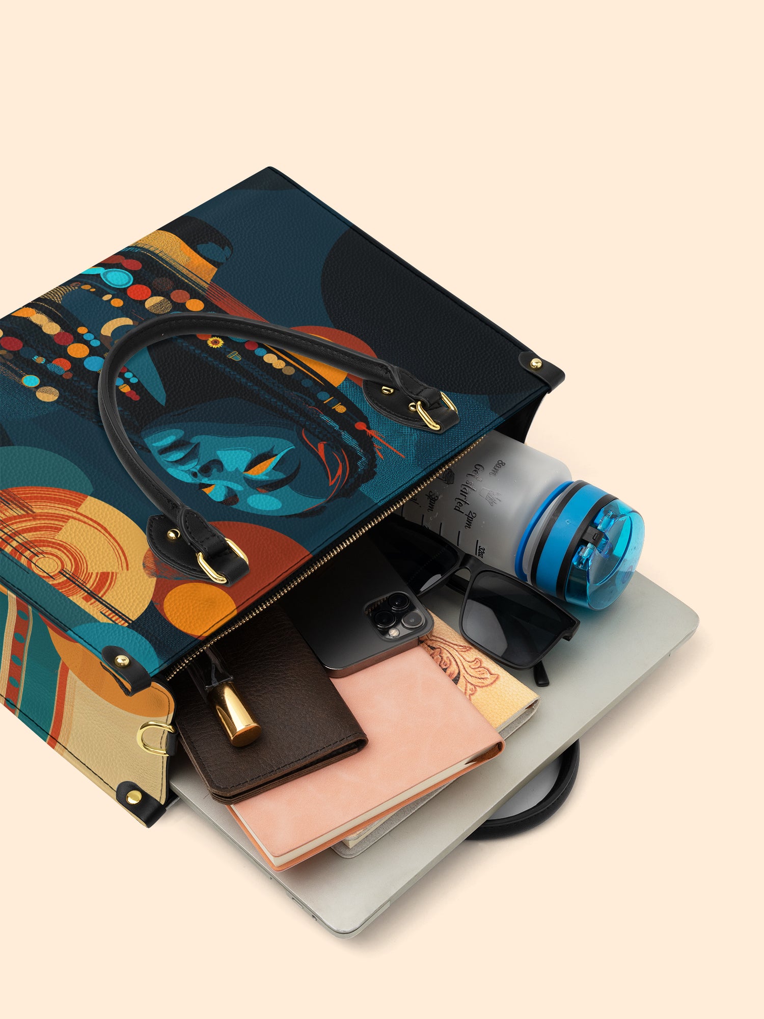 Echo Of Tribe Premium Leather Handbag QR0TV182