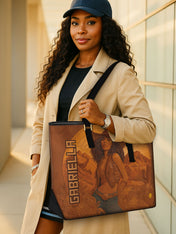 Western Queen Sleek Leather Tote