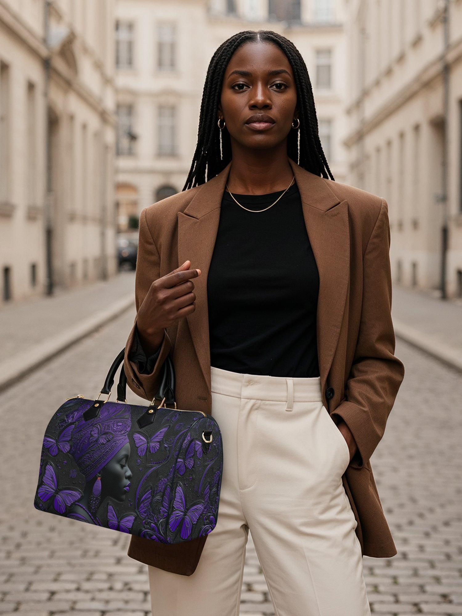 Majesty Known Leather Boston Bag QR0XD257