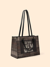 Black Mom Magic Premium Leather Handbag QR0HH205