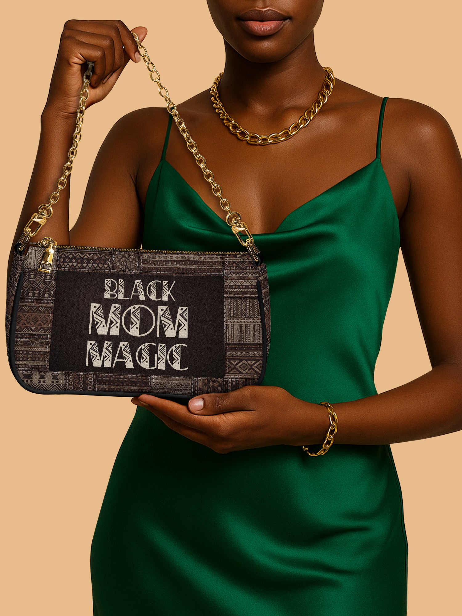 Black Mom Magic Zip Pochette QR0HH205