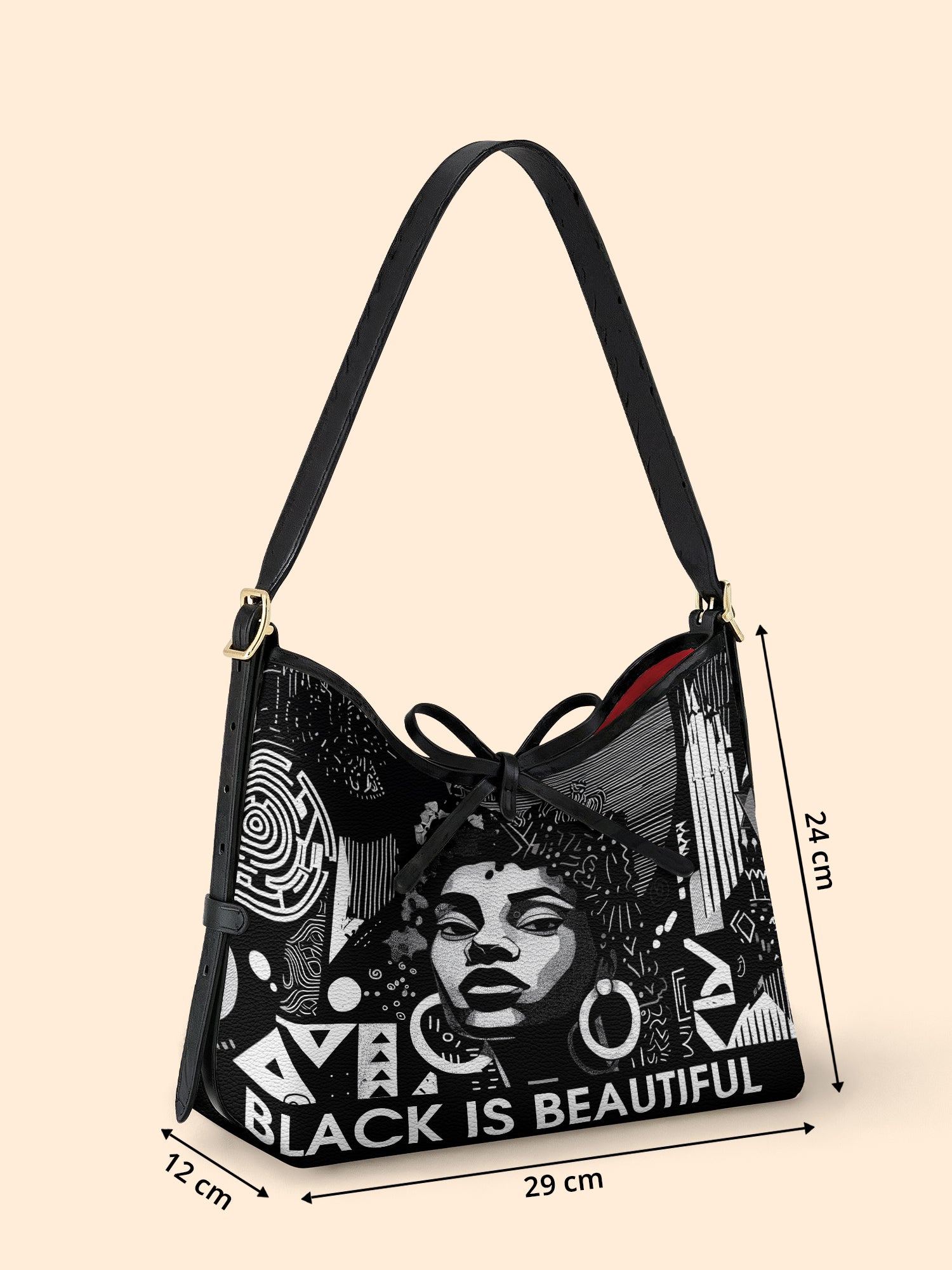 Black Beauty Bowline Hobo Bag QR0XD1026