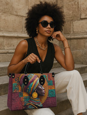 Patchwork Majesty Premium Leather Handbag QR0TV059