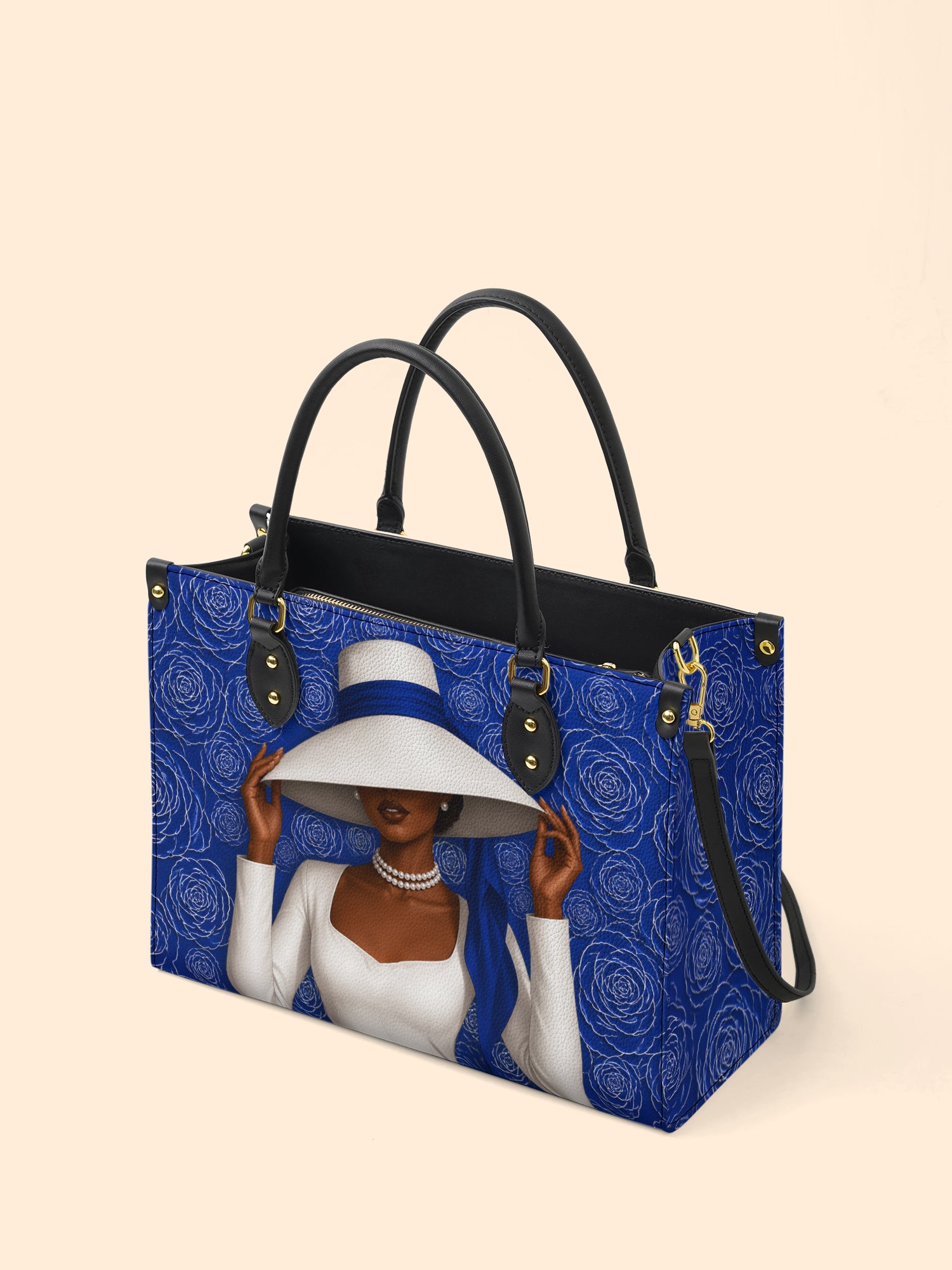 Royal Bloom Premium Leather Handbag QR0TV281
