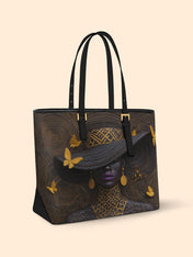 Voices of Glory Sleek Leather Tote QR0XD722