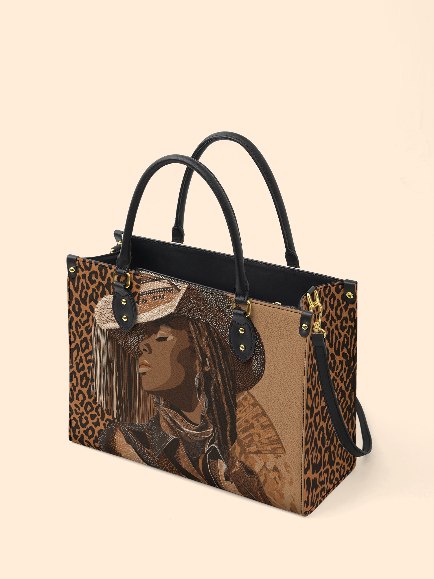 Mahogany Rider Premium Leather Handbag QR0TD503