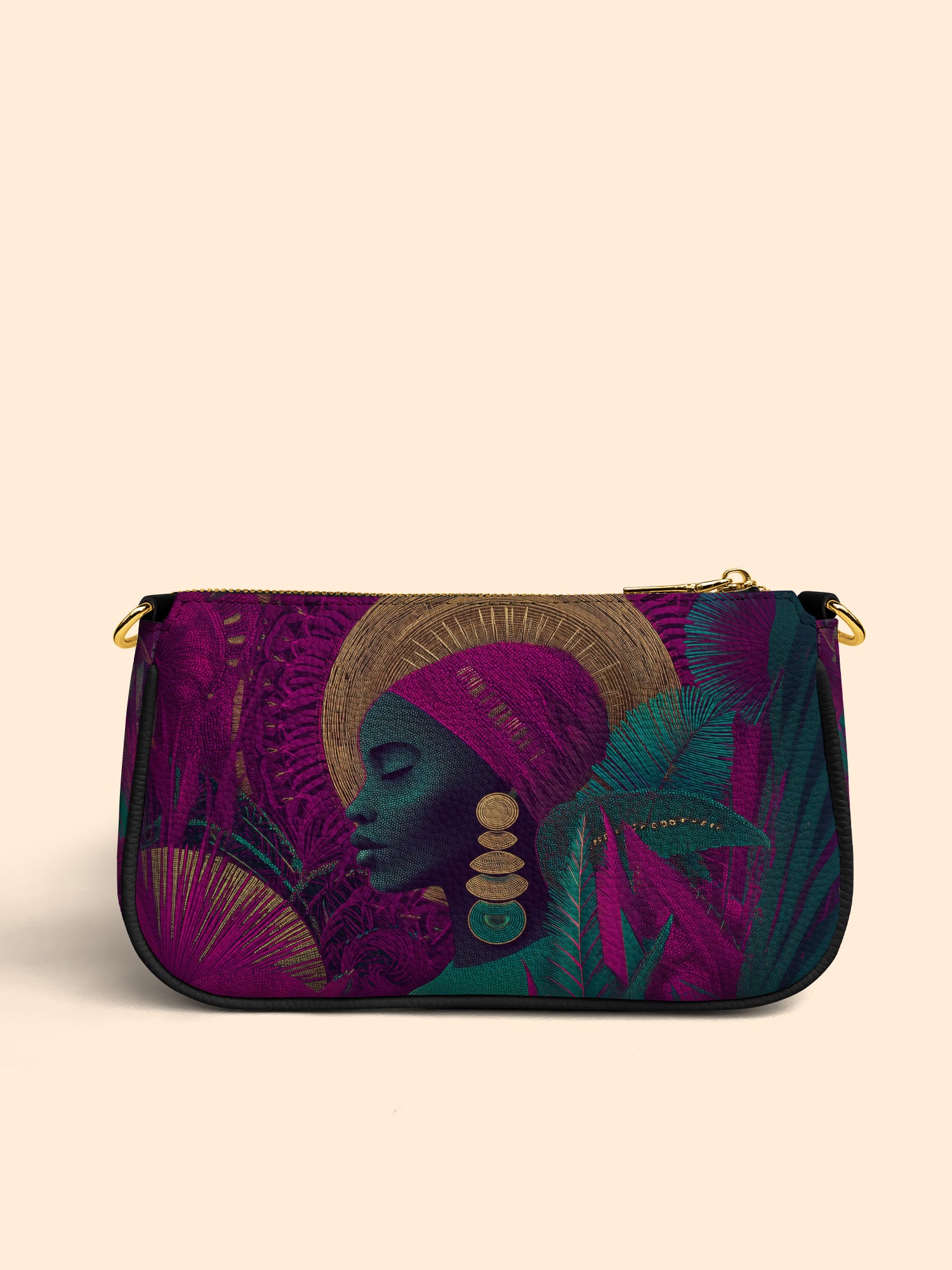 Golden Halo Portrait Classic Zip Pochette QR0HH125
