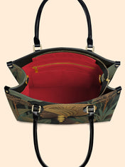 Enchanted Tropics Premium Leather Handbag QR0HH119