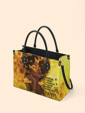 She Is Mom Premium Leather Handbag QR0TD650