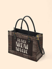 Black Mom Magic Premium Leather Handbag QR0HH205
