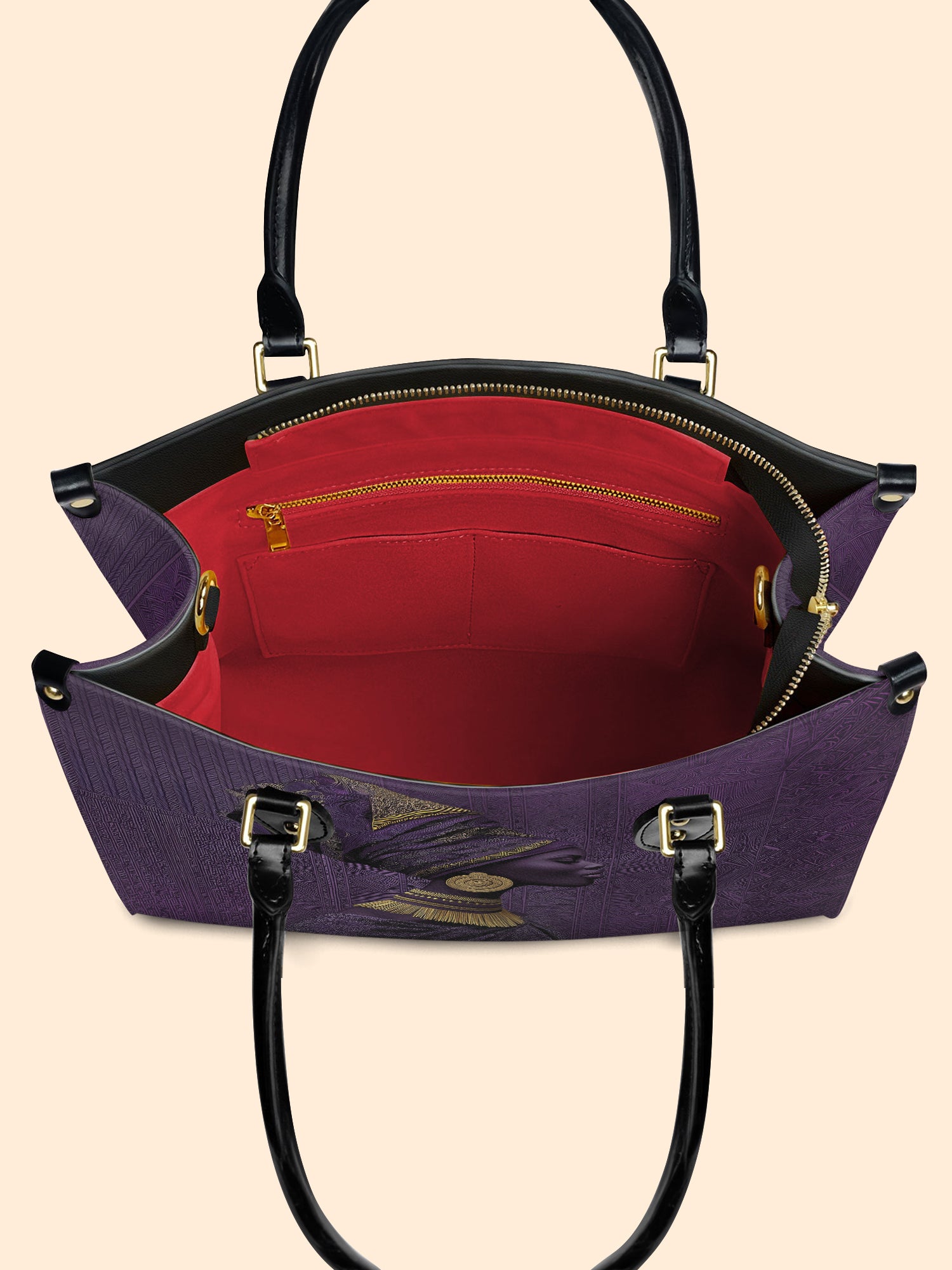 Amethyst Queen Premium Leather Handbag QR0TV170