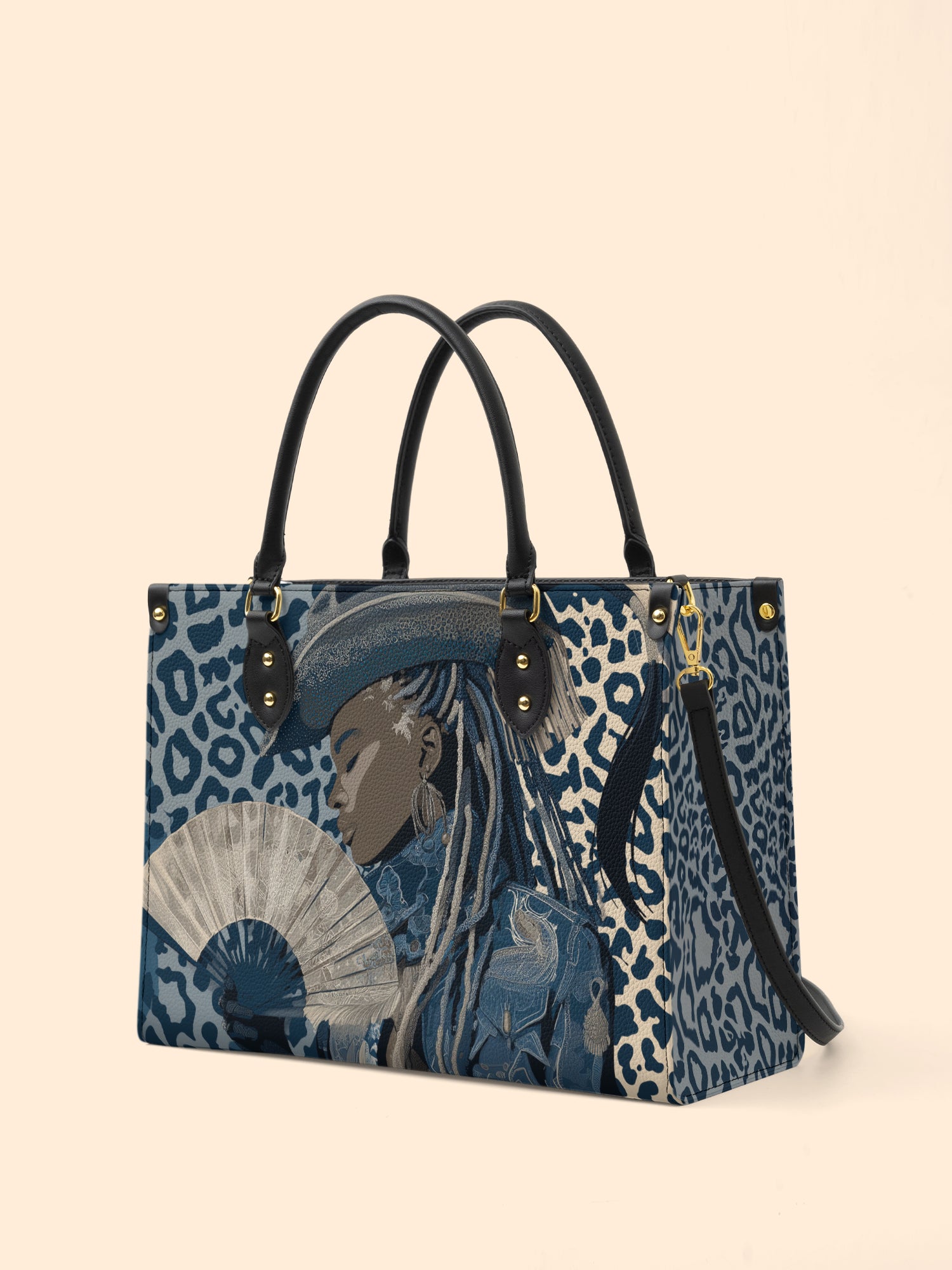 Black Canyon Queen Premium Leather Handbag QR0TD494