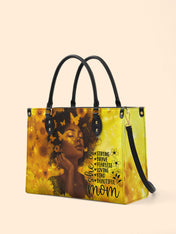 She Is Mom Premium Leather Handbag QR0TD650